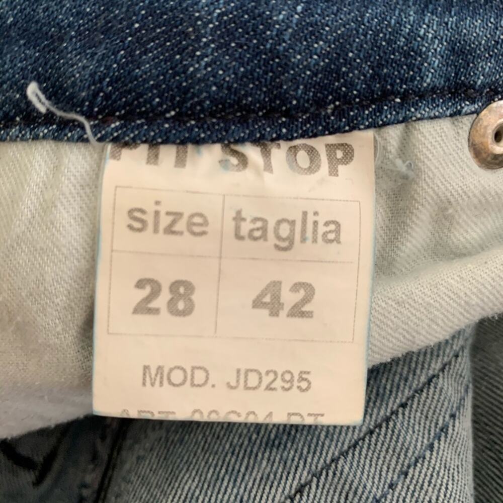 Pit Stop Jeans Distressed light Wash Skinny Jean Size 28 - Picture 9 of 12